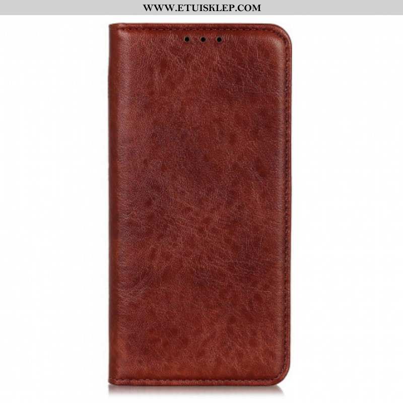 Etui Na Telefon do Oppo A54 5G / A74 5G Etui Folio Rozszczepiona Rzemienna Tekstura